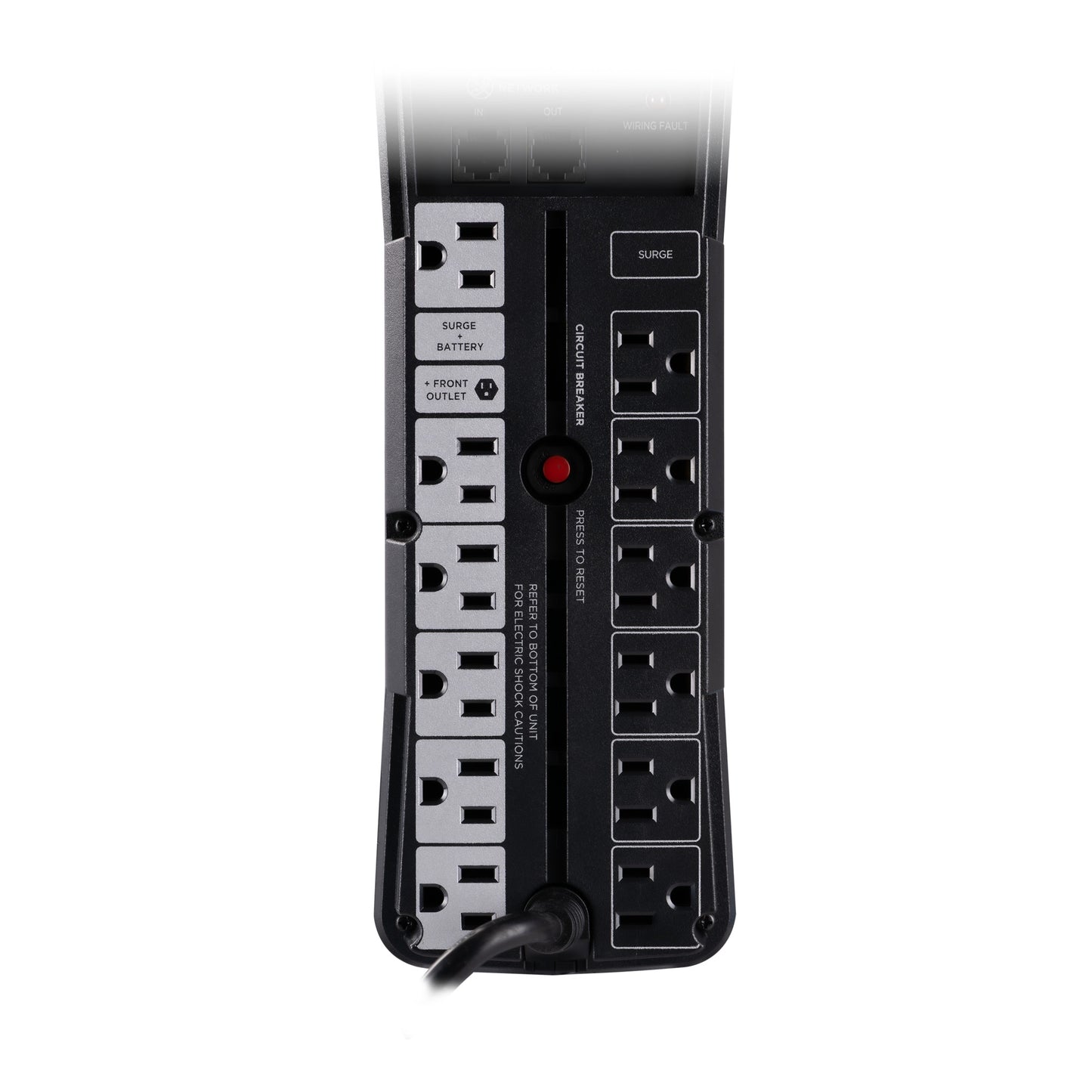 UPS CyberPower GX150C2 1500VA 1000W 120V PFC Activo RGB Panel LCD USB-Cx2