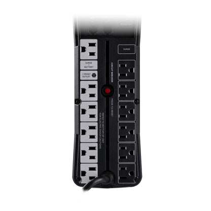 UPS CyberPower GX150C2 1500VA 1000W 120V PFC Activo RGB Panel LCD USB-Cx2