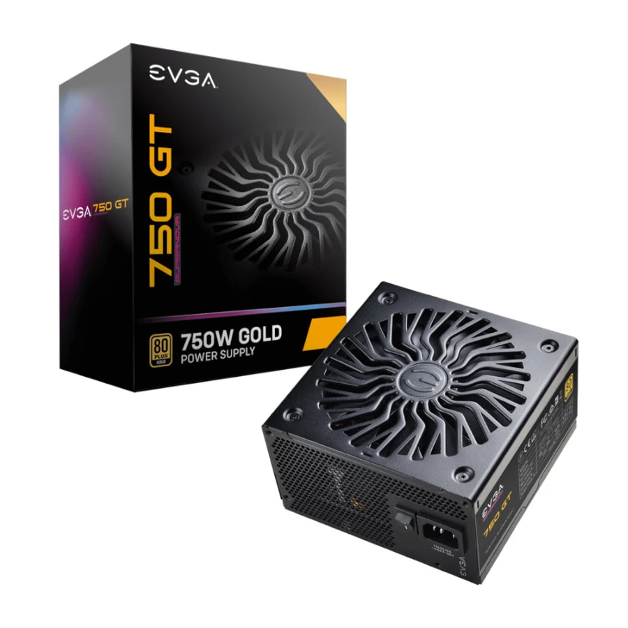 Fuente de Poder EVGA SuperNova 750W GT 80 Plus Gold ATX 12V Eco Mode Full Modular 24 pin Fan 135mm Negro