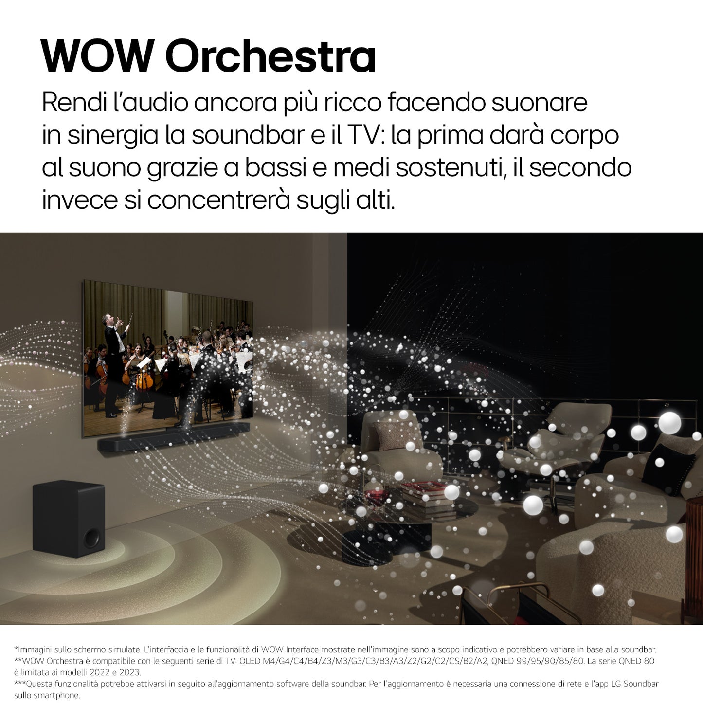 Barra de cine en casa LG de 9.1.5canales con sonido envolvente y altavoces traseros S95TR