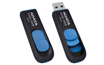 Memoria USB Adata UV128 128 GB 3.2 Color Negro-Azul