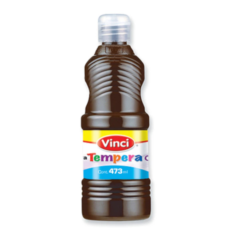 Pintura tempera vinci 473 ml café