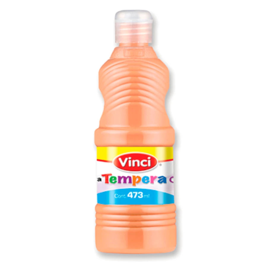 Pintura tempera vinci 473 ml rojo carne imitación