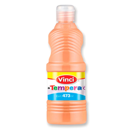 Pintura tempera vinci 473 ml rojo carne imitación