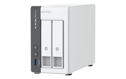 Unidad Almacenamiento NAS QNAP CPU ARM Cortex A55 Quad Core 2.0GHz 4GB RAM RJ45 2.5GbE 2 Bahias 3.5 Linux Sin Discos