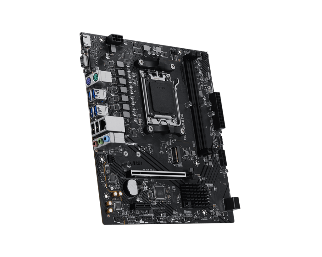 Tarjeta Madre MSI PRO A620AM-B EVO Micro-ATX Socket AM5 AMD A620 128GB DDR5 HDMI para AMD