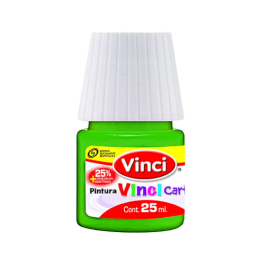 Pintura Vinci Cartel 20ml Verde Amarillento-62 C/10
