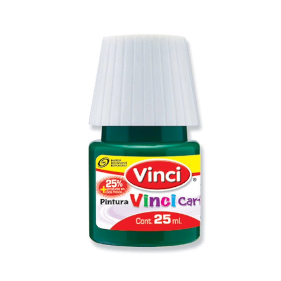 Pintura Vinci Cartel 20ml Verde Esmeralda-63 C/10