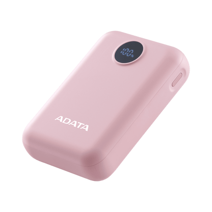 Power Bank Adata 10000mAh Digital PC10022 Rosa