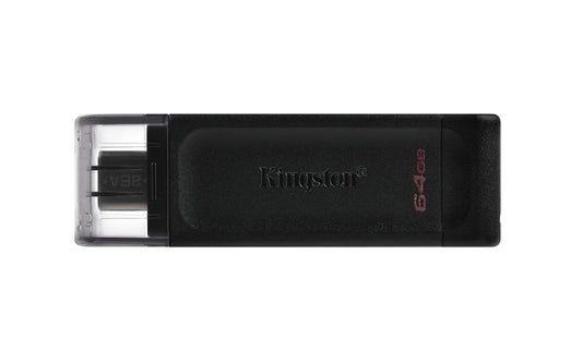 Memoria USB Kingston DataTraveler 70 64GB USB-C Color Negro