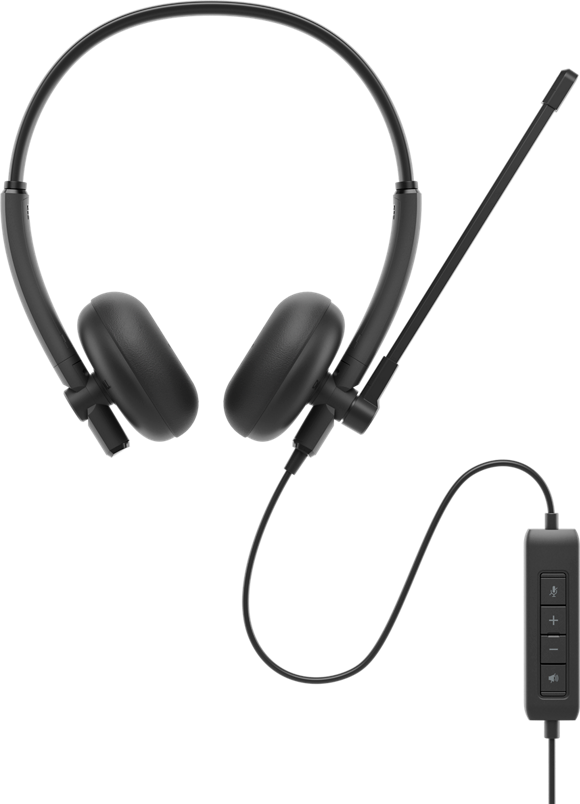Auriculares Alámbrico Dell WH125  Diadema  USB Tipo C Negro