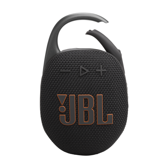 Altavoz JBL Clip 5 inalámbrico portátil resistente al agua color Negro