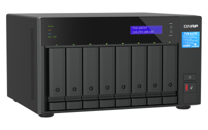 Unidad NAS QNAP TVS-h874T de 8 Bahias Intel Core i9-12900E 64GB DDR4 Thunderbolt 4 2.5GbE No incluye discos