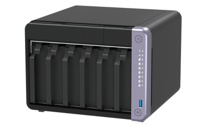 Unidad NAS QNAP CPU ARM Alpine AL524 Quad Core 2.0GHz 4GB RAM RJ45 10GbE 6 Bahias 3.5" Linux Sin Discos