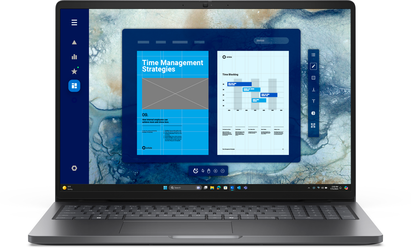 LAPTOP DELL PRO 16 PC16250 INTEL CORE 7-150U  RAM 16GB 512 SSD W11 PRO 1 AÑO BASICO