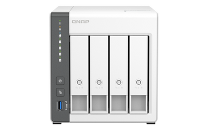 Unidad Almacenamiento NAS QNAP CPU ARM Cortex A55 Quad Core 2.0GHz 4GB RAM RJ45 2.5GbE 4 Bahias 3.5 Hasta 22TB Linux S/D