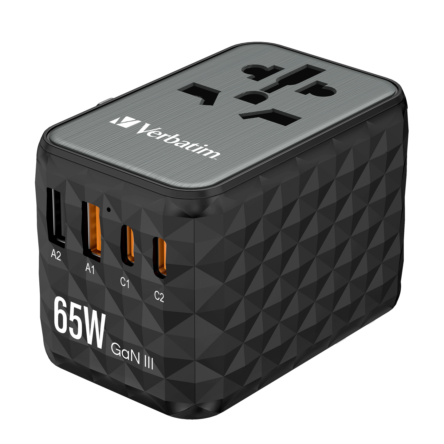 Adaptador Verbatim Universal de viaje UTA-05 GaN III 65 W