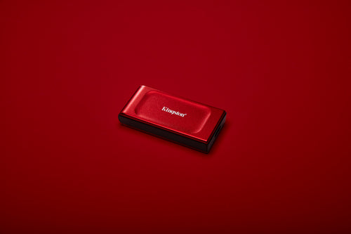 Unidad de Estado Solido SSD Externo Kingston XS1000 1TB USB Color Rojo