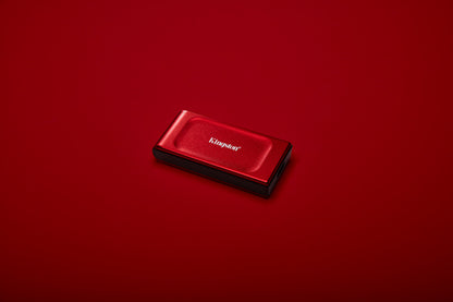 Unidad de Estado Solido SSD Externo Kingston XS1000 1TB USB Color Rojo