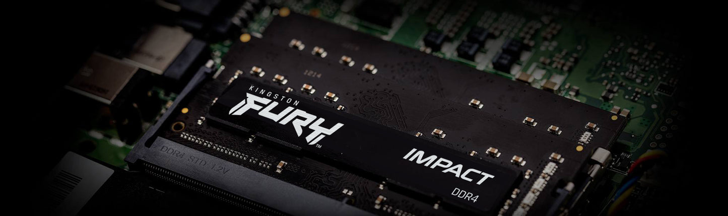 Memoria RAM Kingston DDR4 16 GB FURY Impact 3200MHz Non-ECC CL20 SO-DIMM XMP