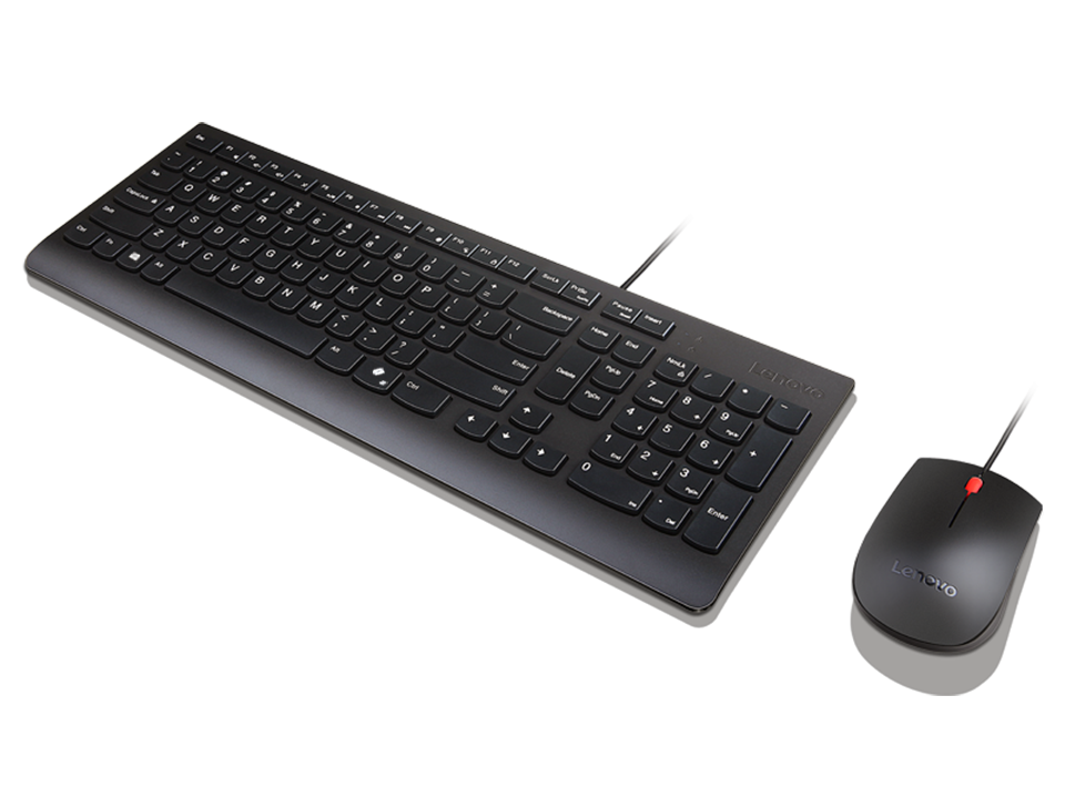Kit de Teclado y Mouse Lenovo con Cable Lenovo Essential (LA Spanish 171)