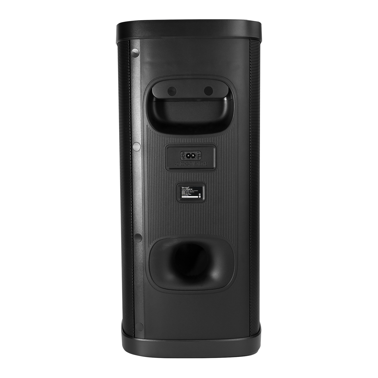BAFLE VORAGO KSP-580 2x6.5 2x2.5 TWEEETER 40W RMS 3600mAh CIRCLE LED TWS MICROFONO USB / TF / AUX / BT