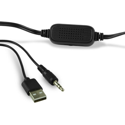 Bocinas Vorago Start The Game SPK-108 RGB Sonido 2.0 Alimentación USB/3.5mm Color Negro