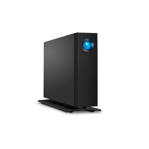 Lacie Disco Duro Externo Escritorio 18TB USB 3.1 Type USB-C, 7200RPM LaCie d2 Professional, Windows & Mac, Carcasa de aluminio Negro, 5 Años de Garantía.