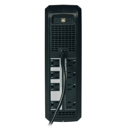 UPS Tripp Lite 650VA, 8 Tomas NEMA 5-15R, 4 con Batería, Display LCD