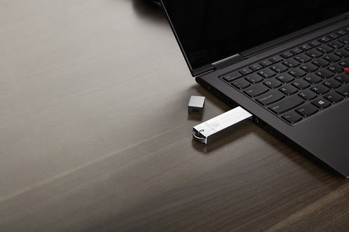 Memoria USB Kingston IronKey S1000 Flash 32GB Encriptado Criptochip Integrado Color Plata
