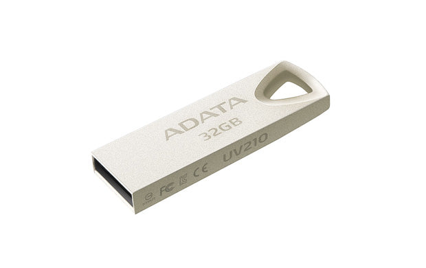 Memoria USB Adata 32 GB UV210 Metálica 2.0 Color Plata