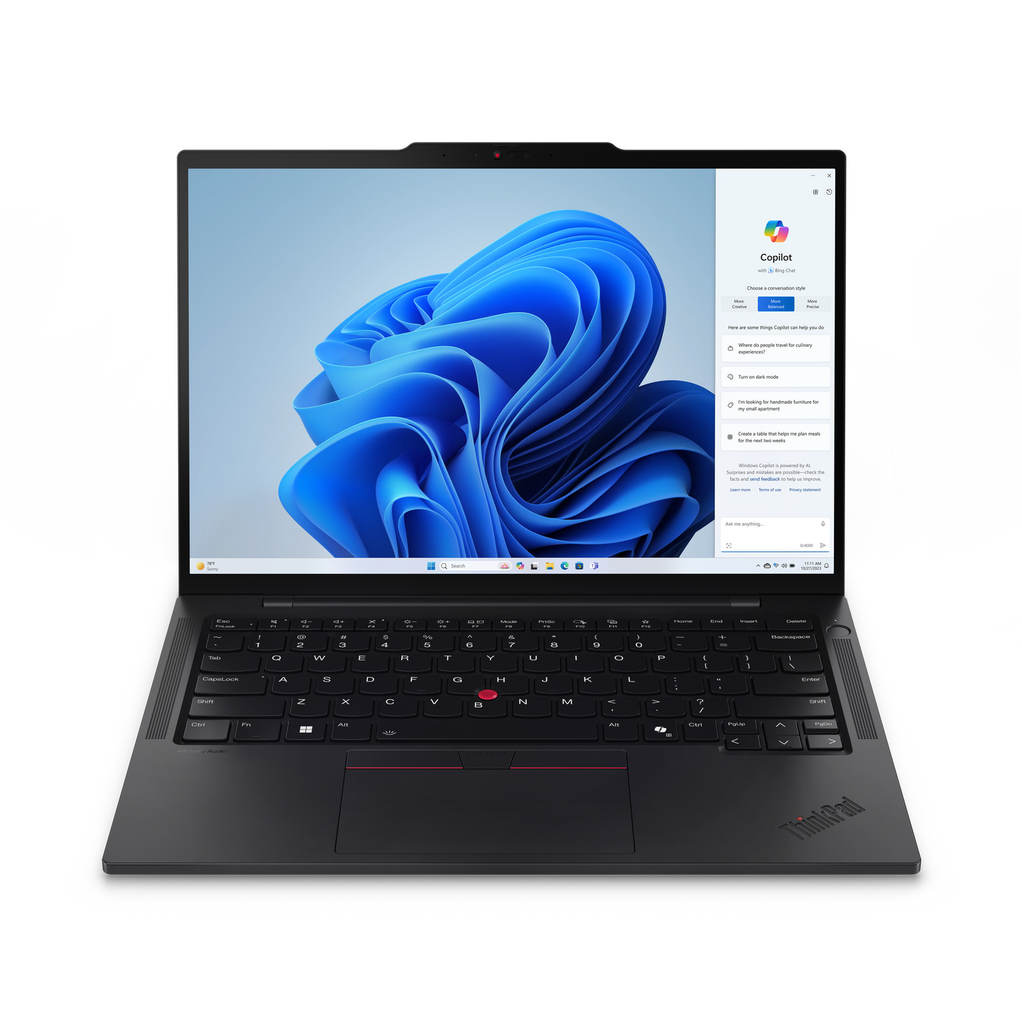 Laptop Lenovo ThinkPad T14s G5 Intel Core Ultra 7 155U NonTouch Windows 11 Pro 64 32 GB 1TB SSD3YR Premier NBD