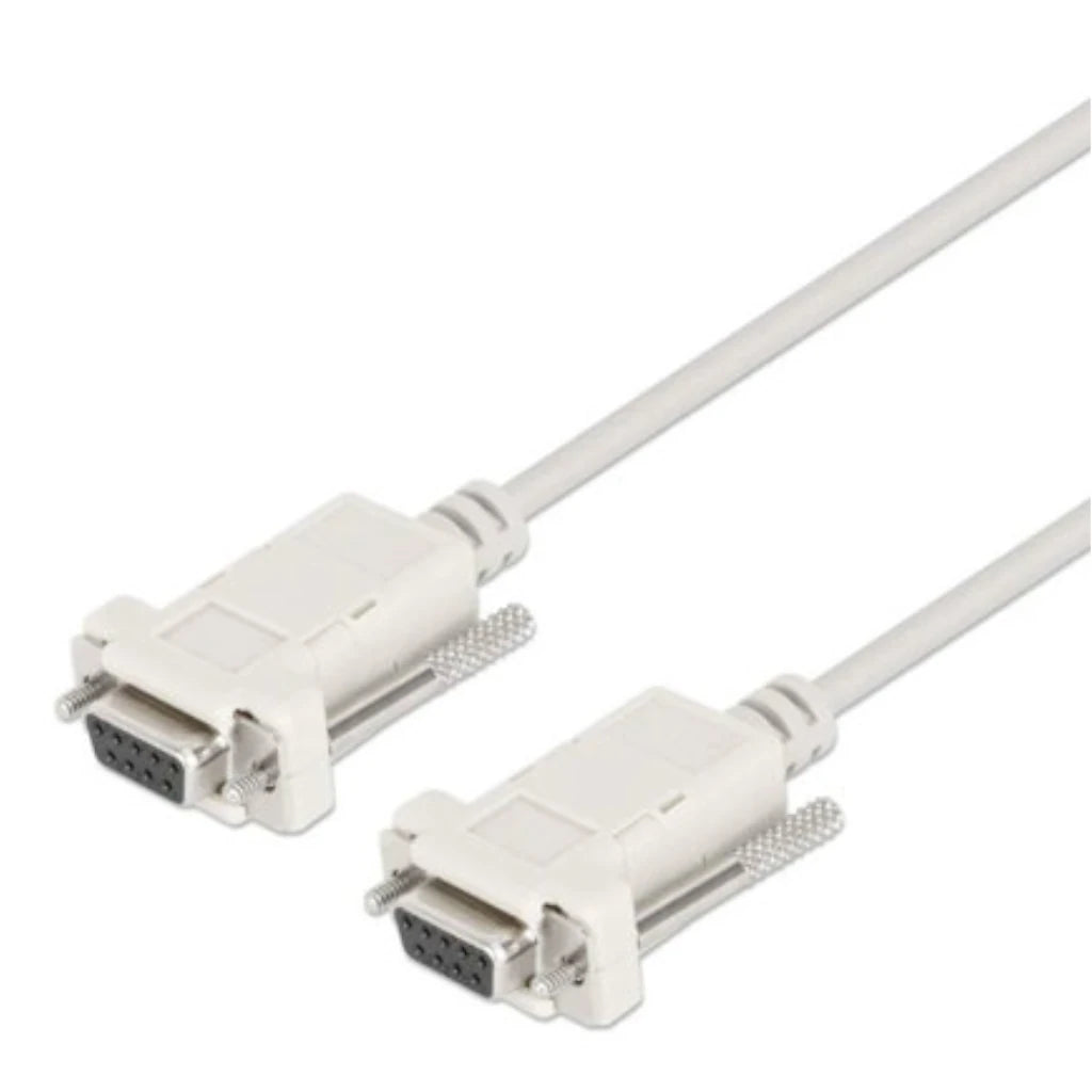 Cable Manhattan Null Modem Crossover DB9H-DB9H 2M