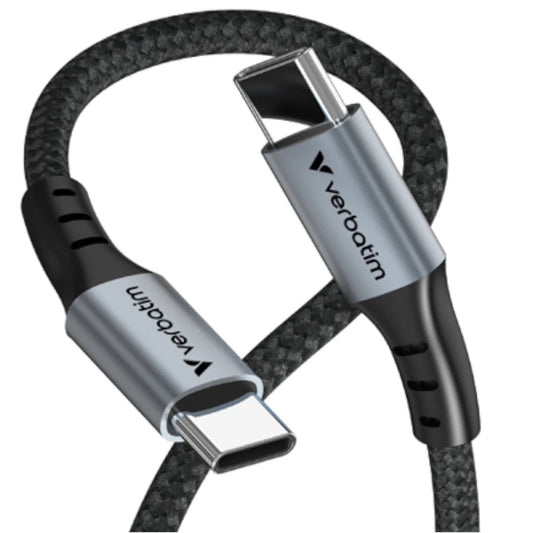 Cable Verbatim de carga y sincronización USB-C a USB-C 100 W -  120cm