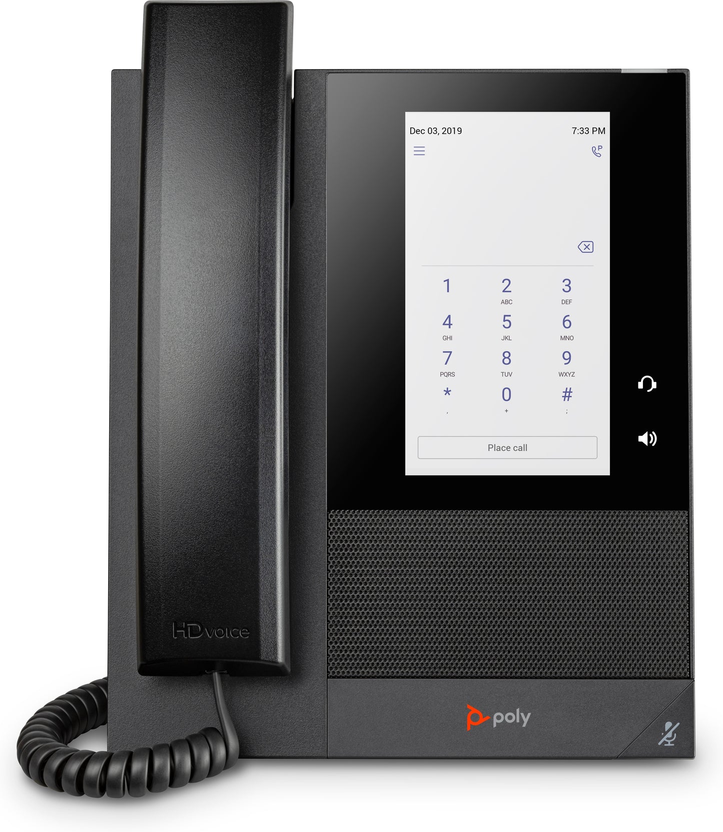 Poly Telefono IP multimedia empresarial CCX 400 para Microsoft Teams y habilitado con PoE
