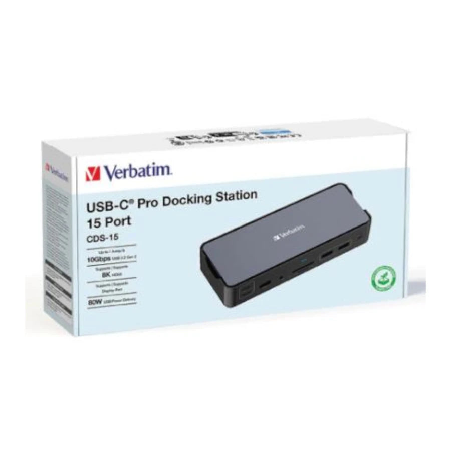 Docking Verbatim USB-C Pro 15 en 1
