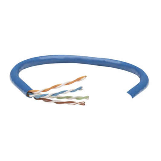 Bobina Intellinet Cat 5e Cobre UTP Solida Azul