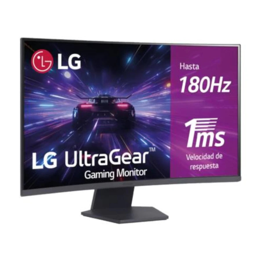 Monitor LG UltraGear 32 pulgadas QHD 2560 x 1440 VA Display Curvo 180Hz 1ms GtG AMD FreeSync