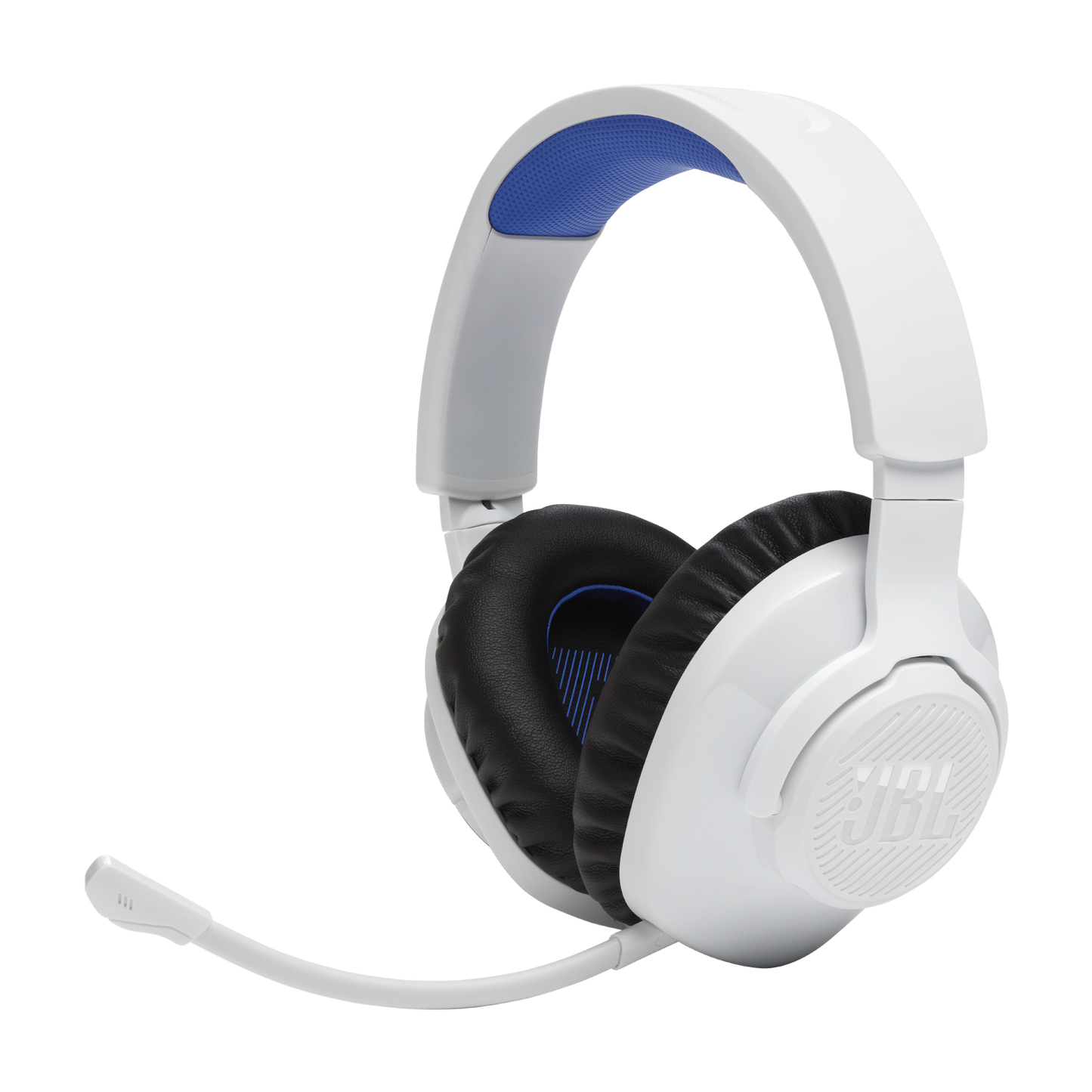Auriculares inalámbricos JBL supraaurales para juegos JBL Quantum 360P para consola PS color blanco/azul