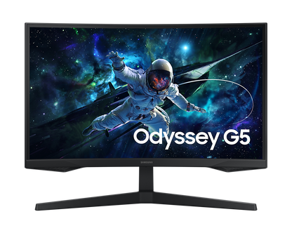 Monitor Samsung 27" Gaming Odyssey G55C QHD 2560 x 1440 165HZ VA CURVO 1000R G5