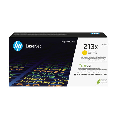Tóner HP LaserJet 213X Color Amarillo