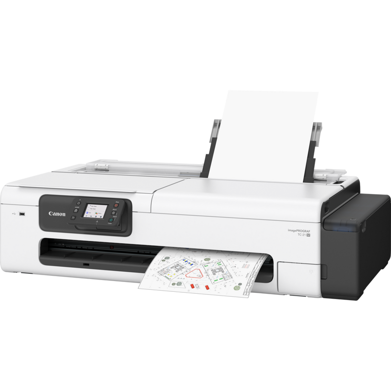 Plotter Canon imagePROGRAF TC-21 M de 24 con Sistema Inyección de Tinta Continua y Escaner de Cama Plana
