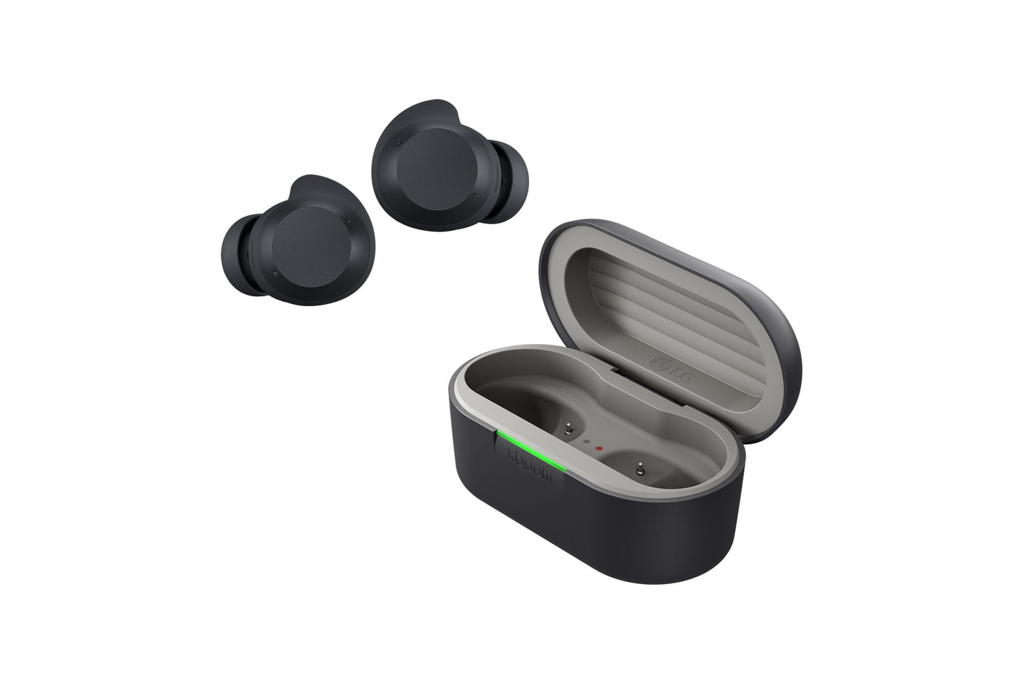 Audifonos xboom LG BUDS negros Signature Sound con driver de grafeno