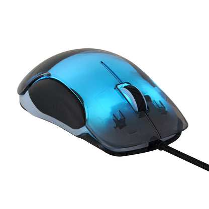 MOUSE VORAGO START THE GAME MO-505 ALAMBRICO RGB NEON HASTA 7.200 DPIS USB TRASPARENTE