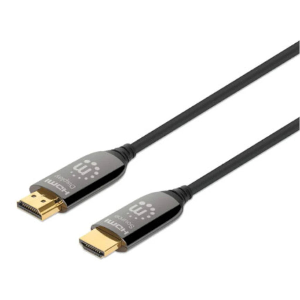 Cable Manhattan HDMI 2.1 Fibra Optica 15M 8ka60Hz Certificado