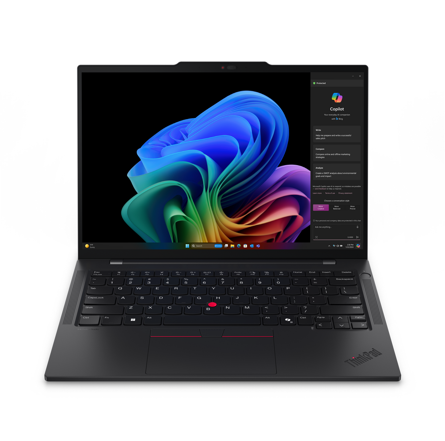 Laptop Lenovo ThinkPad T14s 14" Snapdragon X1E 32GB SSD 512GB Adreno GPU Win11 Pro 3 años NBD