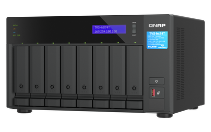 Unidad NAS QNAP TVS-h874T de 8 Bahias Intel Core i9-12900E 64GB DDR4 Thunderbolt 4 2.5GbE No incluye discos