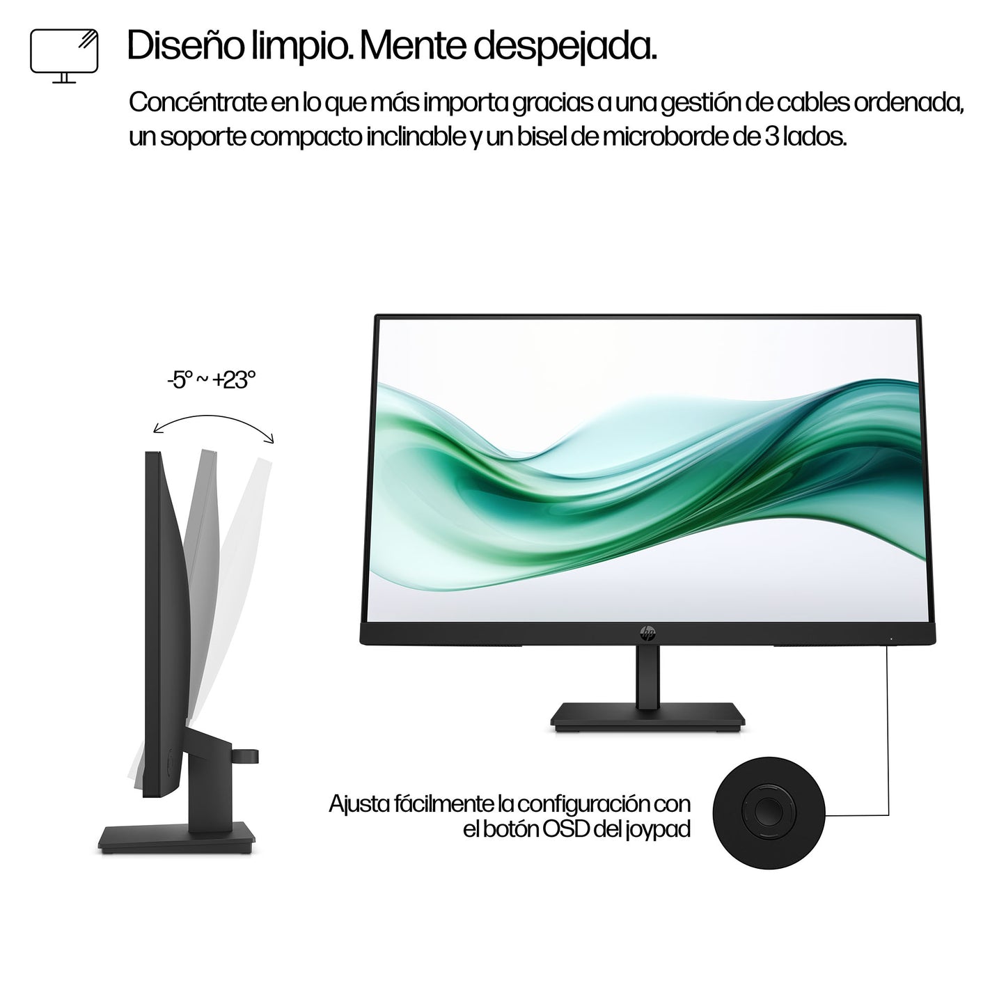 Monitor HP series 3 Pro 23.8 FHD 1920 X 1080 VA HDMI VGA