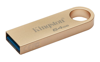 Memoria USB Kingston DataTraveler SE9 G3 64GB USB 3 2 Lectura 220MB/s Dorado