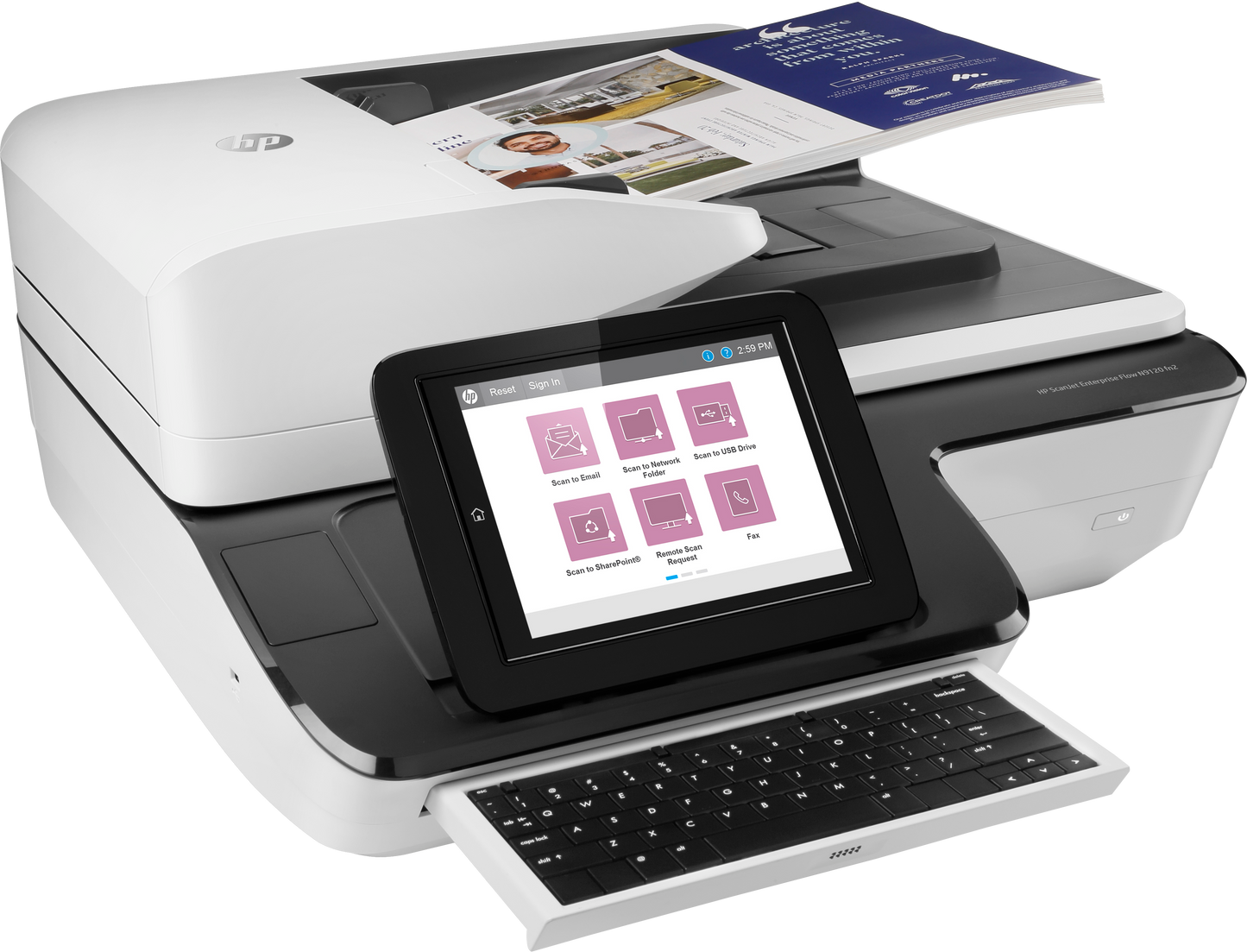 Escáner HP ScanJet Enterprise Flow N9120 fn2 Resolución 600 ppi